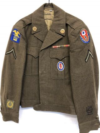 Ww2 D - Day Amphibious Engineer Unit Uniform With Id.