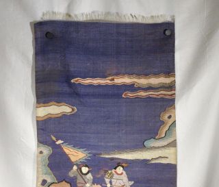 Chinese Woven Silk Rectangular Panel - 56016 4
