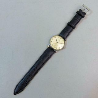 GENTS VINTAGE OMEGA STAINLESS STEEL WRISTWATCH C.  1947 2