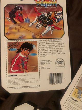 vintage 1984 Panosh Place VOLTRON All 5 Pilots Still Seal & In 8