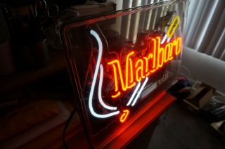 Vintage Marlboro Cigarettes Neon Sign - 4