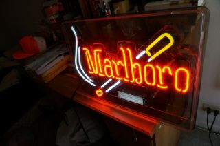 Vintage Marlboro Cigarettes Neon Sign - 7