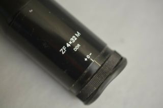 Vintage Carl Zeiss ZF 4x32 M Post War Scope DDR Germany (For use) 7