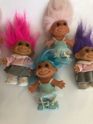 Set Of 7 Vintage Russ Troll Dolls Trolls 6