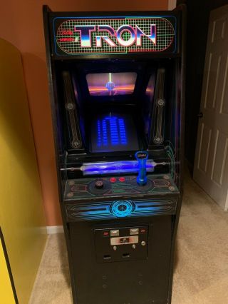 - Vintage TRON Full Size Arcade video game 3