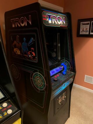 - Vintage TRON Full Size Arcade video game 4