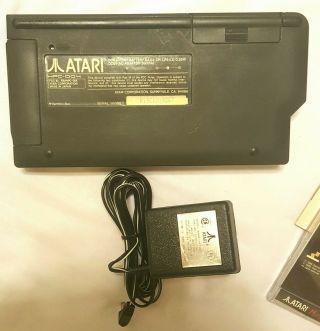 Vintage Atari Portfolio Computer HPC - 004 Bundle PC Card Drive,  128K M Card,  MORE 10