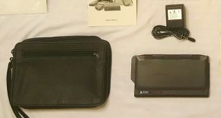 Vintage Atari Portfolio Computer HPC - 004 Bundle PC Card Drive,  128K M Card,  MORE 11