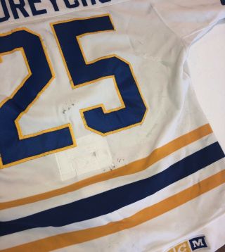 Vintage Buffalo Sabres Game Dave Andreychuk NHL Jersey Collectors Quality 3