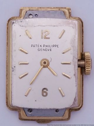 unusual Patek Philippe Extra Long 18k Gold VERY Art Deco Lady Vintage Wrist 8