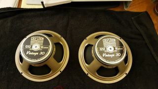 Uk Celestion Vintage 30 Speakers 16 Ohms 75 Watt From Mesa Cab Near