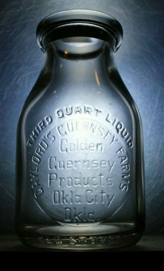 Milk Bottle Vintage Gaylord 