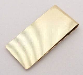 Vintage Cartier 14k Solid Yellow Gold Money Clip