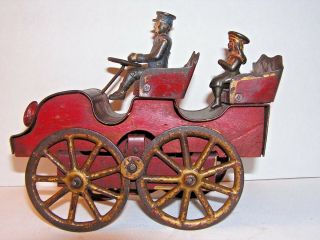 Old Toy Car Antique Phaeton 1898 Old Dayton Rare Pressed Steel Hill Climber