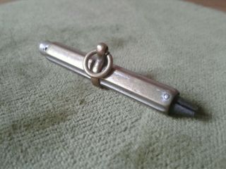 Antique silver plated brass adjusrable watchmakers/bench key 5