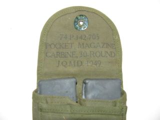 US M1 Carbine 30 round magazines with Ammo pouch 2