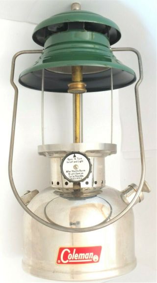 9/61 202 Coleman Lantern The Sunshine Of The Night Unfired Vintage