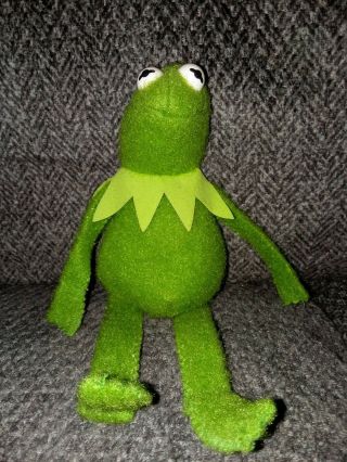 Vintage Kermit The Frog Beanbag Muppet Doll Fisher - Price 864