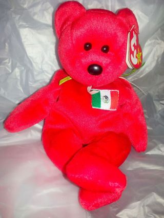 very Rare Authentic Ty osito Beanie baby Mexico 5