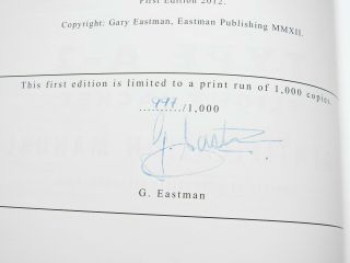 SIGNED,  NUMBERED EASTMAN 