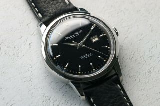 1963 Iwc Ingenieur Ref.  66661 Ad Black Dial Vintage Watch
