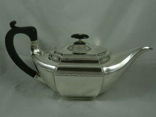 , Art Deco Solid Silver Tea Pot,  1926,  574gm