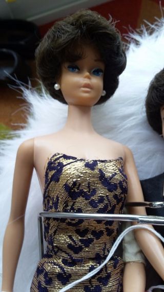 5 1962 1960 ' s BUBBLE CUT Barbie Dolls 4 Japan outfits Vintage 1960 ' s 3