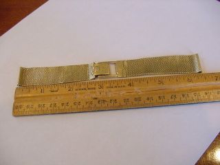 VINTAGE 18 - KARAT GOLD PATEK PHILIPPE BRACELET AUTHENTIC 39.  5 GRAMS 19mm 8