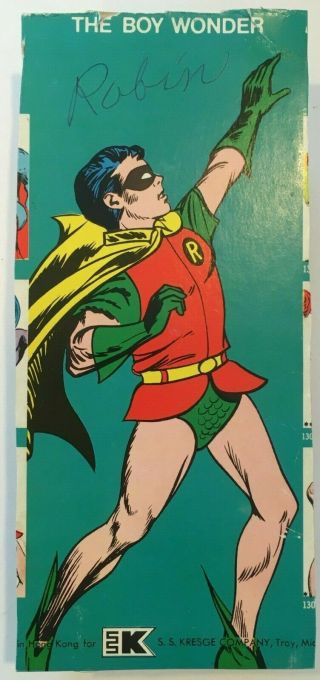 MEGO RARE YELLOW COSTUME ROBIN (REMOVABLE MASK) 3