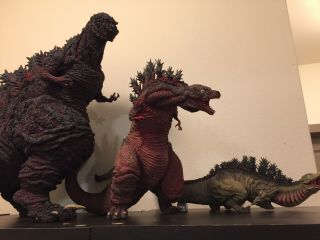 Shin Godzilla X - Plus Trio (gigantic,  2nd & 3rd Form) Rare