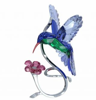 Authentic Swarovski Hummingbird Blue Rare 1188779
