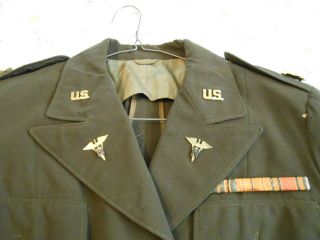 WWII US Army Women ' s Major Officer Nurse Uniform Jacket 3