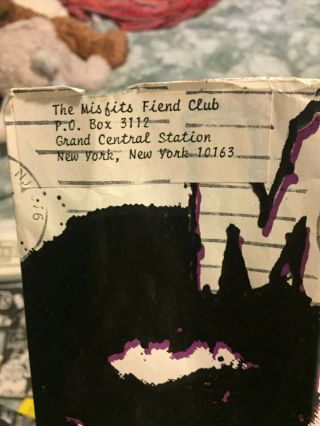 Misfits rare 1982 - 1983 Fiend Club envelopes,  stickers,  handwritten box 3