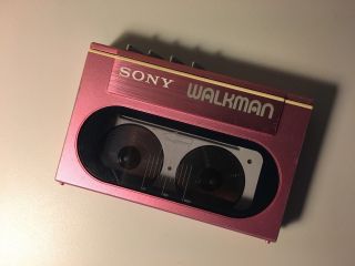 Vintage Pink Sony Walkman Wm - 20