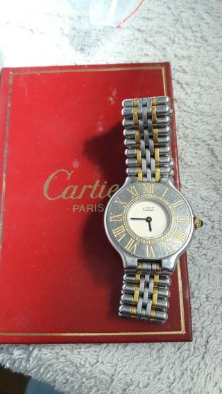 Vintage Cartier Watch Must De Cartier 21