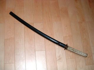 Js70 Japanese Samurai Sword: Mumei Katana In Koshirae