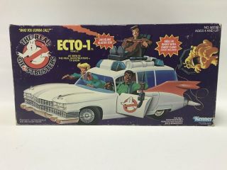 Vintage 1986 Kenner The Real Ghostbusters Ecto - 1 Complete With Insert Look