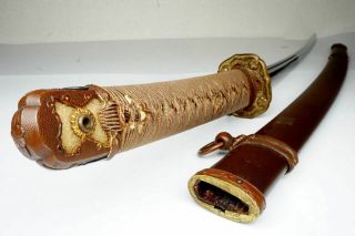 Ww2 Gunto Japanese Army Officer Katana Sword Antique Tsunahiro綱廣 Samurai Nihonto