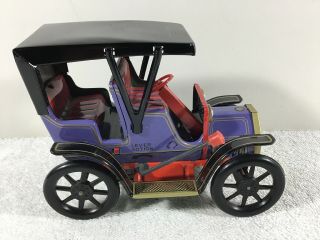 Vintage Trade Mark Modern Toys Lever Action Tin Friction Car Made In Japan Ko