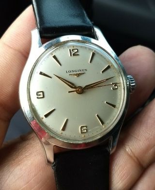 Vintage Longines Wristwatch.  12.  68n.  Ref.  6264,  35mm Case.