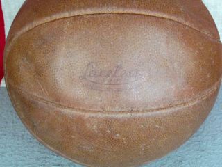 Vintage 1940s Wilson Leather Basketball Official Laceless J6L Great Display Ball 5