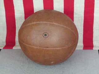 Vintage 1940s Wilson Leather Basketball Official Laceless J6L Great Display Ball 6