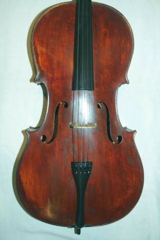 Vintage 1910 Italian Cello Labeled Tullio Giulietti 4/4