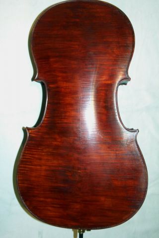 Vintage 1910 Italian cello labeled Tullio Giulietti 4/4 2