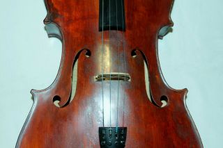 Vintage 1910 Italian cello labeled Tullio Giulietti 4/4 6
