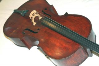 Vintage 1910 Italian cello labeled Tullio Giulietti 4/4 7