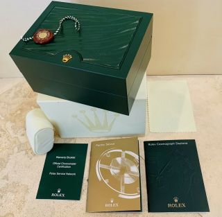 Rolex Vintage Cosmograph Daytona Watch Box Leather Inserts