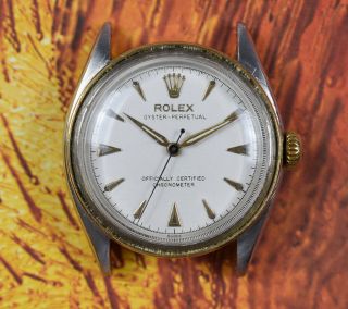 Vintage Rolex Oyster Perpetual 6117 Early Automatic Steel Gold Men 