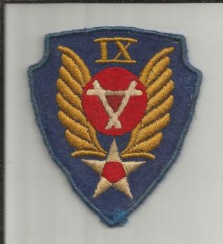 Theater Made Ww 2 Us Army Air Force 9th Engineer Command Patch Inv S624