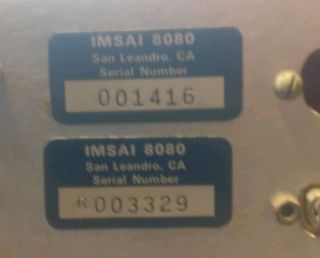 Vintage Imsai 8080 Computer 6